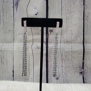 Express Rhinestone Drop Earrings